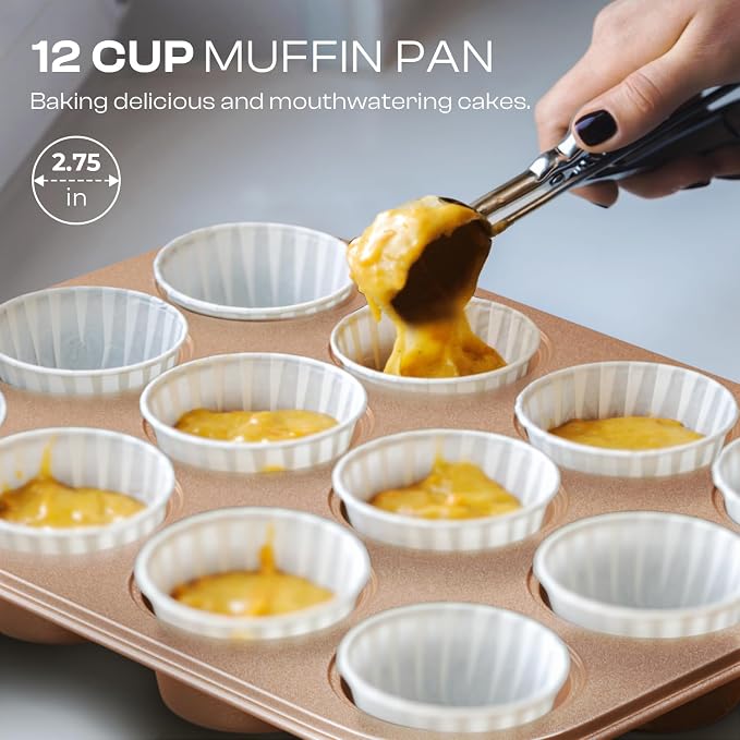 Baking Pans Set 8-Piece Bakeware Sets, Baking Sets - Image 4