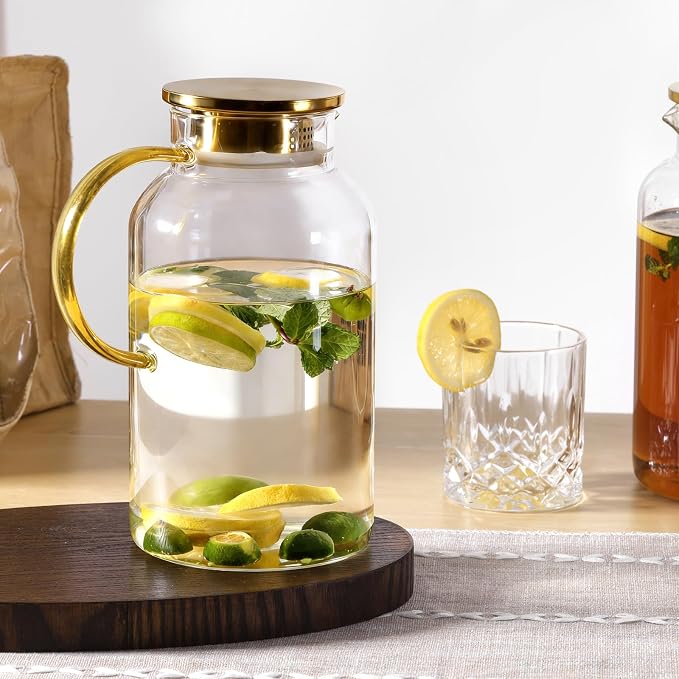 2 Pack 2 Liter/68oz Glass Pitchers - Image 8