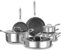 COOKER KING Non Stick Pots and Pans Set, Frying Pans, Saute Pan & Stock Pot by cookerking