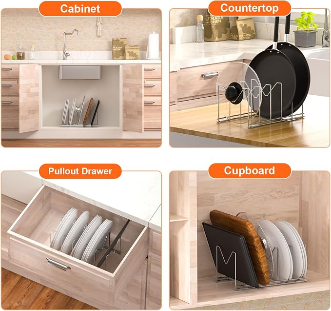HzTinT 3 Pack Pot Lid Organizer - Image 6