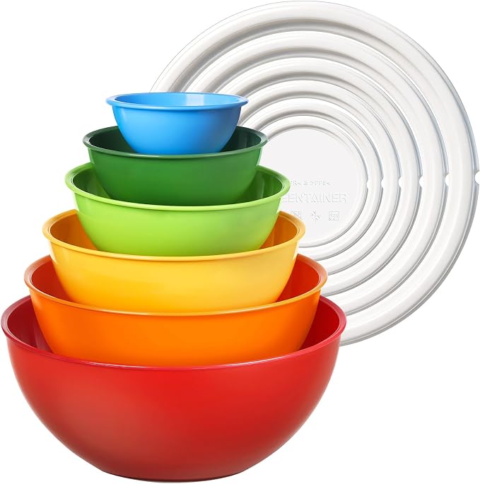 Greentainer Plastic Mixing Bowls by Greentainer