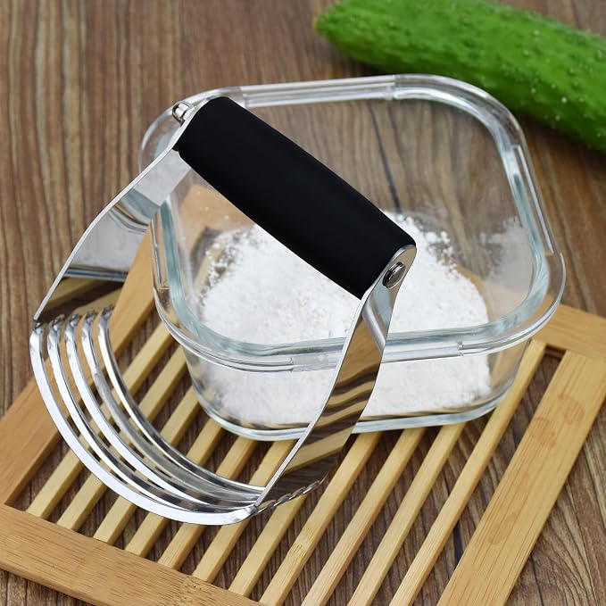 Dough Blender Heavy Duty Pastry Cutter Stainless Steel Butter Cutter - Image 4