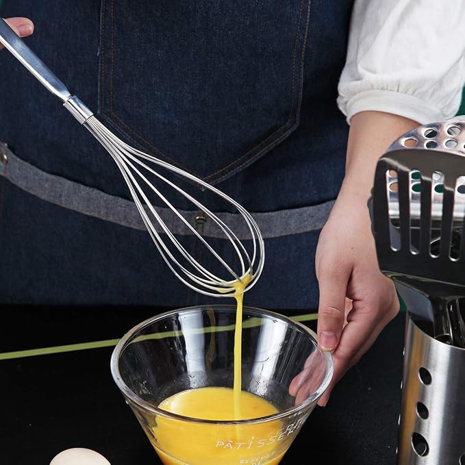 Whisk, Berglander Whisks For Cooking, Stainless Steel Balloon Whisk, Sturdy - Image 7