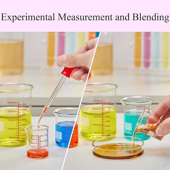 High Borosilicate Glass Measuring Cup-V-Shaped Spout，Glass Measuring Beaker - Image 6