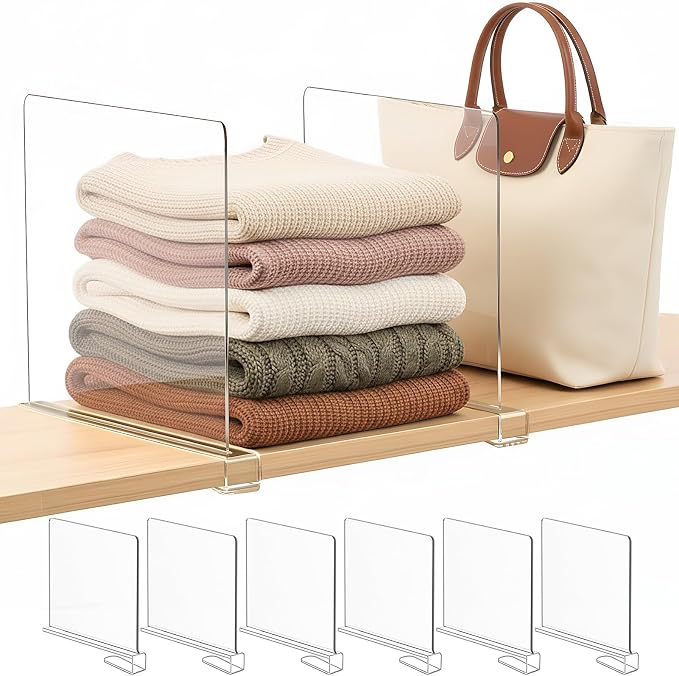 SortNStore Shelf Dividers Purse Organizer by SortNStore