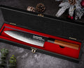 FAMCÜTE Personalized Gifts for Men Engraved Custom Japanese Knife, Hand Forged by FAMC%C3%9CTE