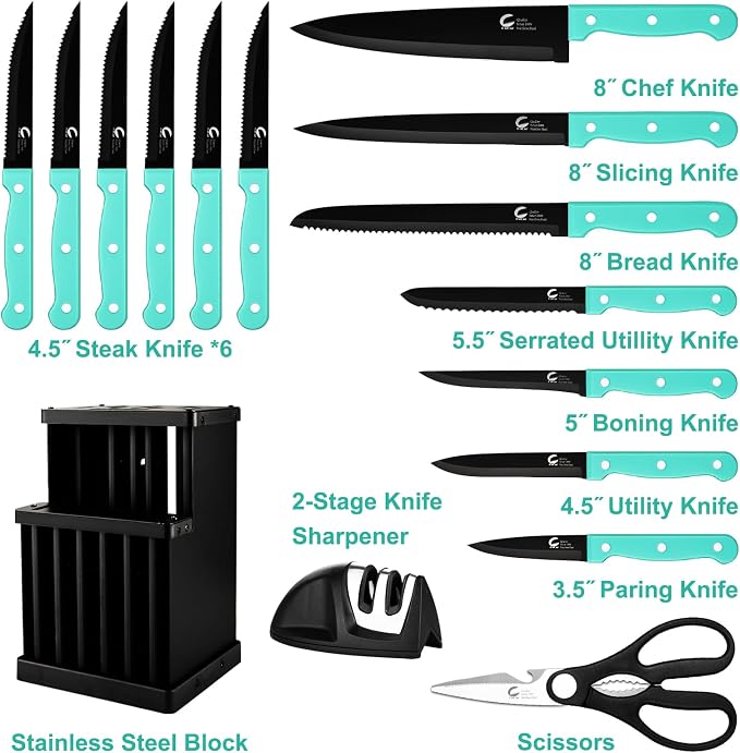 16-Piece Kitchen Knife Set - Image 8