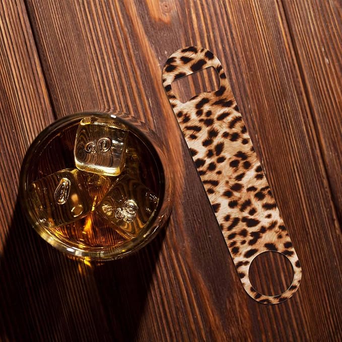 Leopard Pattern Stainless Steel Bottle Opener Cheetah Animal Print Beautiful - Image 7