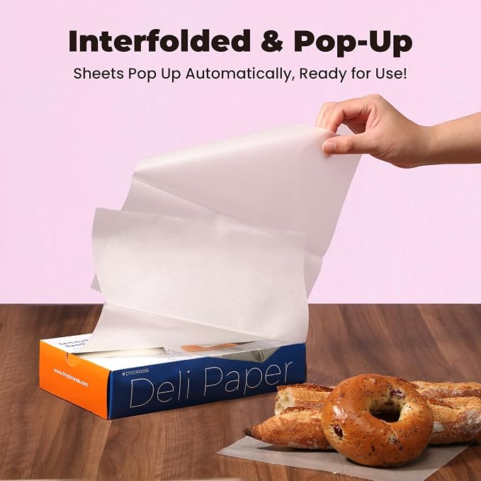Fit Meal Prep 10 x 10.75" Wax Paper Sheets - Image 3
