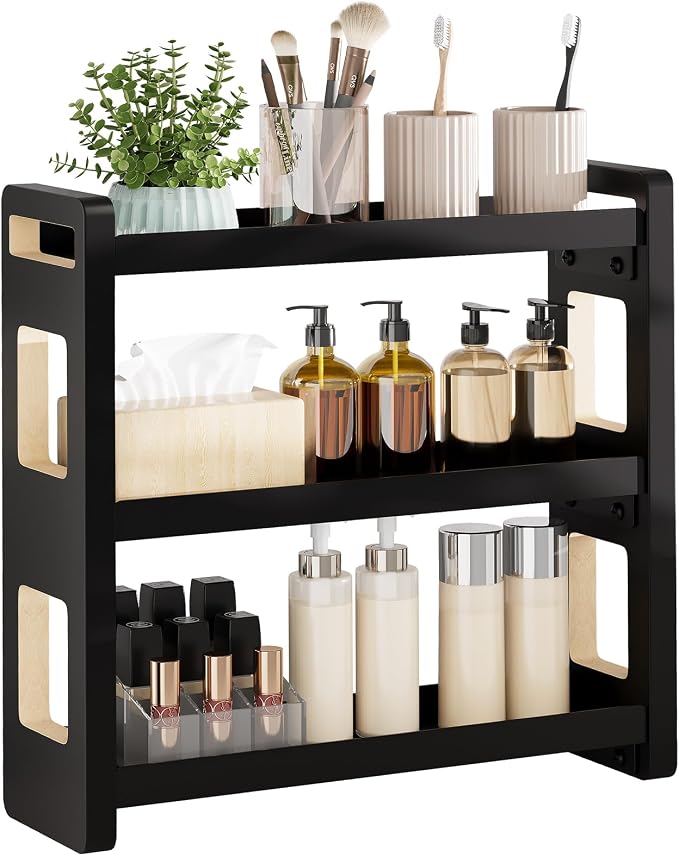 Bathroom Counter Organizer, Bathroom Counter Shelf, Bathroom Organizers by UJQSUN