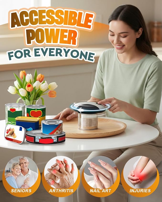 Zoomsnail Electric Can Opener, Automatic Rechargeable Can Openers - Image 8