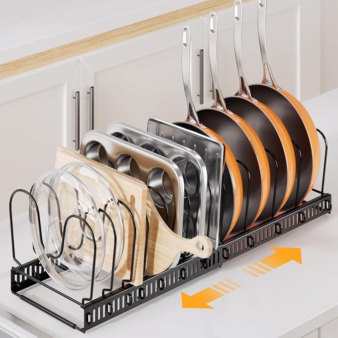 ORDORA Pots and Pans Organizer under Cabinet - Image 2