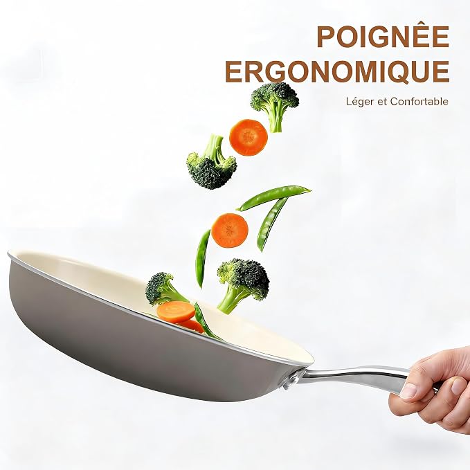 11 Inch Ceramic Nonstick Frying Pan Skillet - Image 6