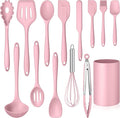 LIANYU 14 Pcs Kitchen Utensils Set, Silicone Cooking Utensils Spatula Set by LIANYU