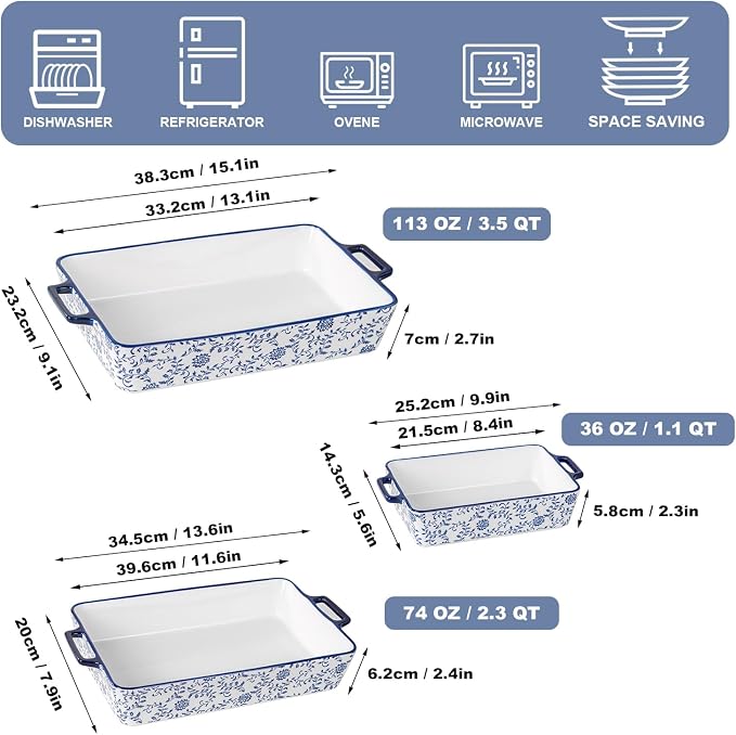 Ceramic Bakeware Set - Image 3