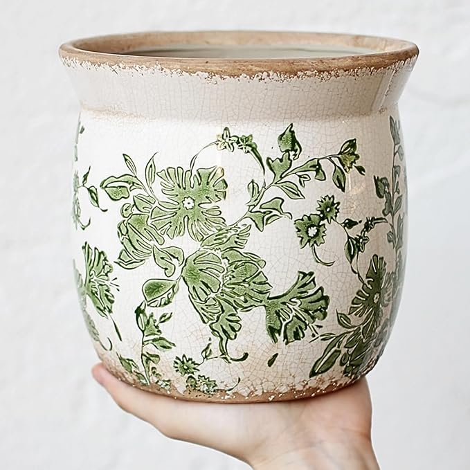 Xiaan Jiaju Vintage Farmhouse Ceramic Planter & Kitchen Utensil Holder - Image 7