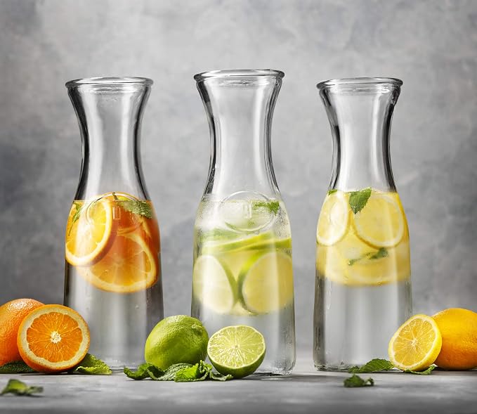 Kook Glass Carafe, Mimosa Bar Supplies, Carafe Pitchers - Image 6