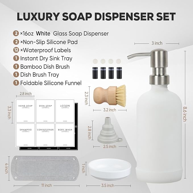 Kitchen Soap Dispenser Set - Image 4