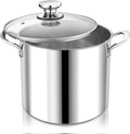 P&P CHEF 10 Quart Stainless Steel Stock Pot by PPCHEF