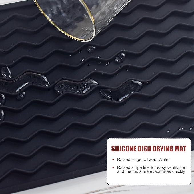 Silicone Dish Drying Mat for Multiple Usage, Easy clean, Eco-friendly, - Image 4