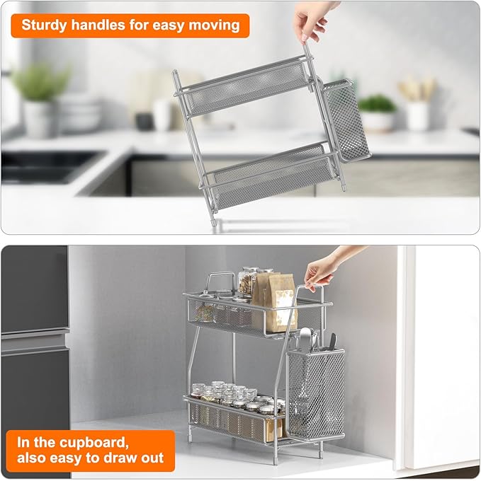 LEMIKKLE Spice Rack Organizer for Kitchen Counter, Spices Organizer and Storage - Image 4