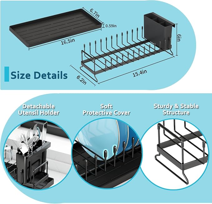 ANTOPY Small Dish Drying Rack - Image 6