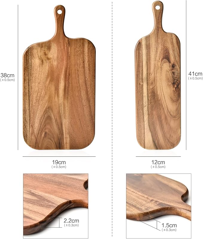 BILL.F Acacia Wood Cutting Board - Image 4