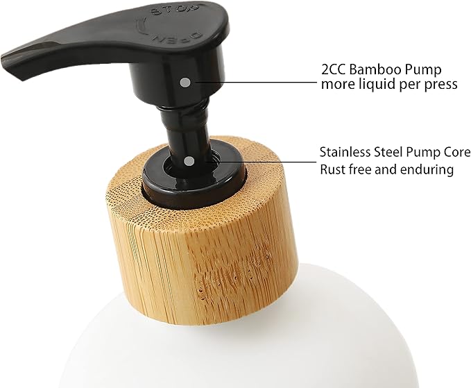 Dish Soap Dispenser for Kitchen Sink.Glass Hand Soap Dispenser, Modern - Image 7