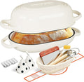 Enameled Cast Iron Dutch Oven for Bread Baking by UmiteChef