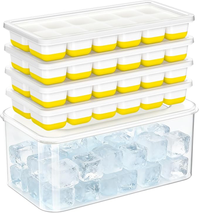 NFK Ice Cube Tray with Lid & Bin by Cusbus