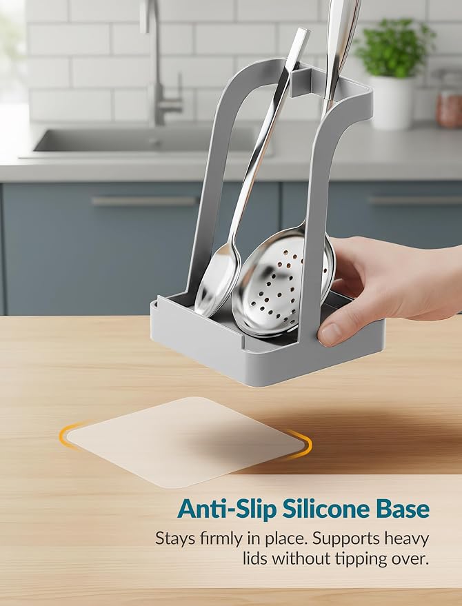 NiHome Upgraded Pot Lid and Spoon Rest - Image 3