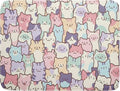 Colorful Cats Dish Drying Mat 18x24 inch Cute Animal Microfiber Reversible Fast by Giwawa