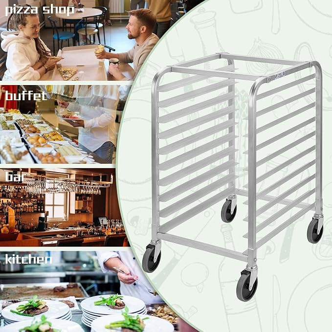 HALLY SINKS & TABLES H Bun Pan Rack 10 Tier - Image 7