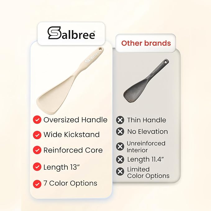 Silicone Spoon Spatula for Cooking - Image 3