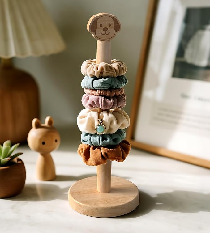 KitchLife Cute Wooden Paper Towel Holder Countertop - Image 9