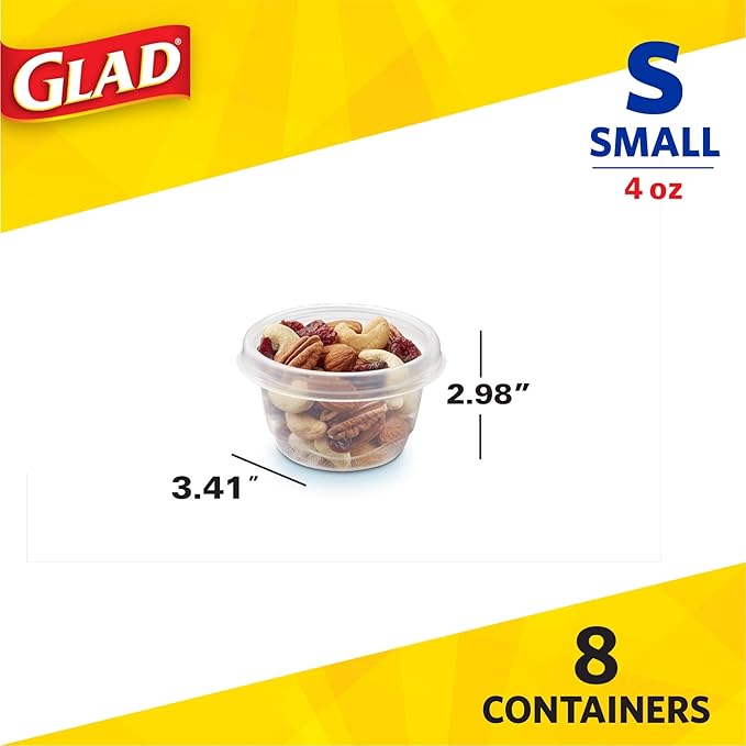 Glad GladWare Mini Round Food Storage Containers - Image 4