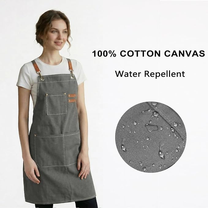 ZOMAO Chef Apron for Women Men - Image 2