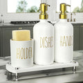 Cisily Kitchen Soap Dispenser Set Comes by CISILYHOMELIFE