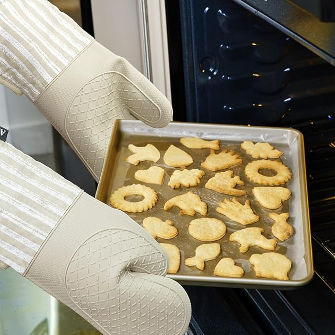 Alselo Silicone Oven Mitts Heat Resistant 932℉ - Image 5