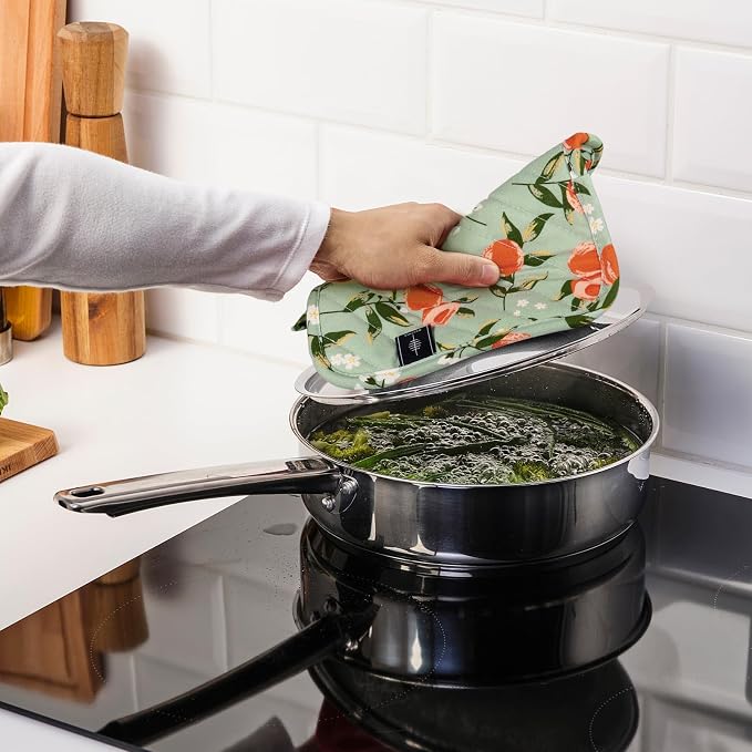 BONTHEE Pot Holders for Kitchen Heat Resistant Hot Pads for Countertops Oven - Image 5
