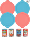 4PCs 3-inch/7.5cm Silicone Can Lids by Purekra