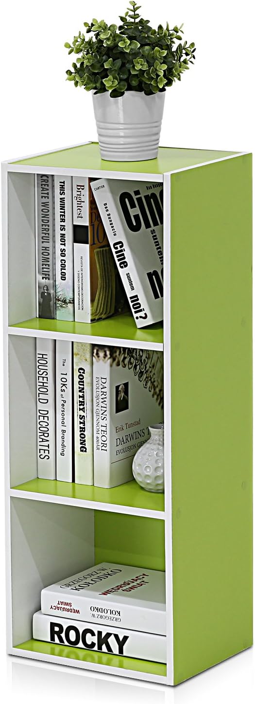 Furinno LUDER Book Shelf, 3-Cube Bookshelf, Bookcase by Furinno-FitsYourSpaceFitsYourBudget