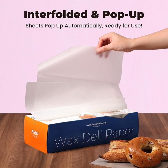 Fit Meal Prep 15 x 10.75" Wax Paper Sheets - Image 3