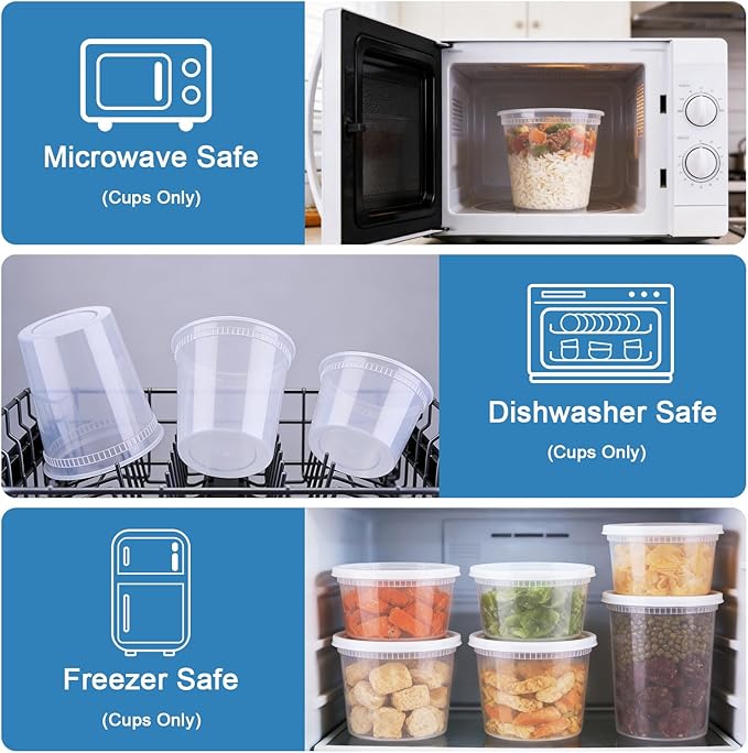 Lamosi 60 Sets Deli Containers - Image 5