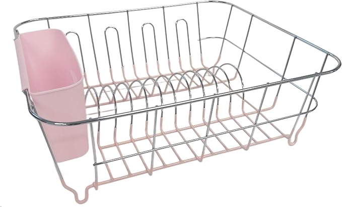 Dish Drying Rack & Cutlery Holder 2 Piece Set by SweetHomeCollection