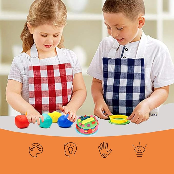 32-Piece Dough Tool Set for Kids – Dough Play Tools - Image 7