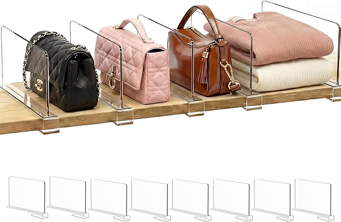 SortNStore Shelf Dividers Purse Organizer by SortNStore