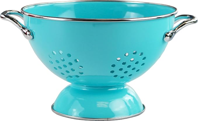 Calypso Basics by Reston Lloyd Powder Coated Enameled Colander, 1.5 Quart by RestonLloyd