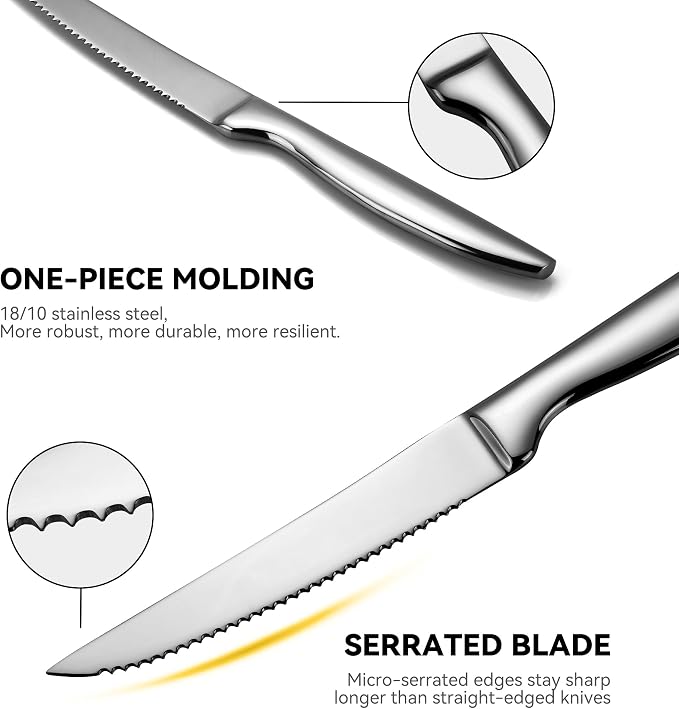 Serrated Steak Knife Set of 8 - Image 3