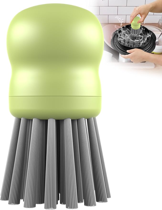 Mini Dish Brush for Cleaning Chicken Shredder, Palm Brush Dish Scrubber by SURETIVIAN